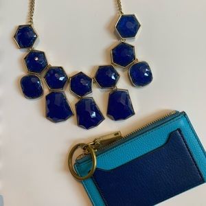 ~ blue beauty duo; necklace and wallet duo ~